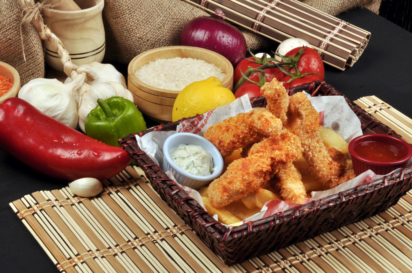 Çıtır Tavuk Sepeti